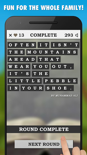 Famous Quotes Guessing Game Screen 3