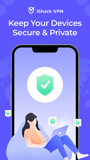 Android application iSharkVPN - Secure & Super Vpn screenshort