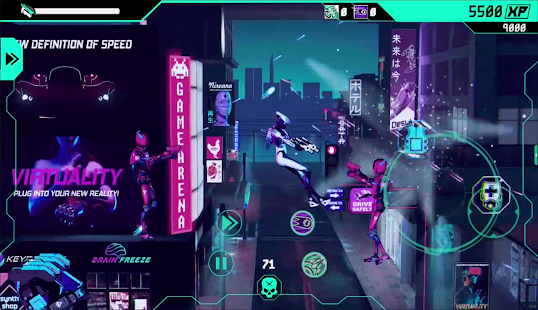 Genesis: Cyberpunk Shooter screenshots apk mod 1