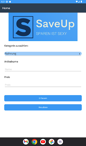 SaveUp Screen 3