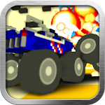Cover Image of Download Blocky Monster Truck Demolition Derby 1.07 APK