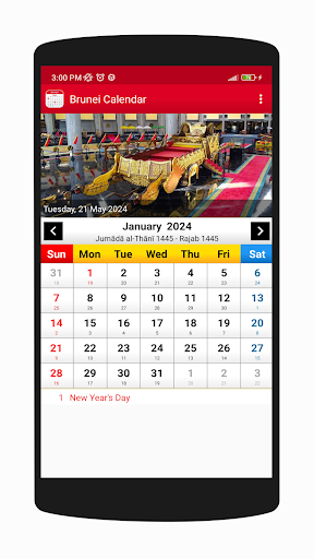 Android application Brunei Calendar 2024 screenshort