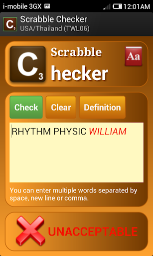 Word Checker (for SCRABBLE)  screenshots 3