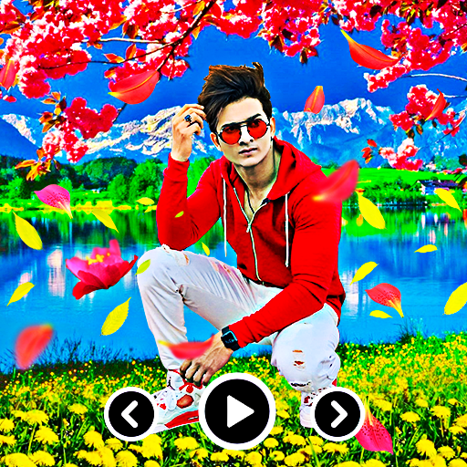Nature photo video maker songs logo