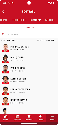 Screenshot of Houston Cougars