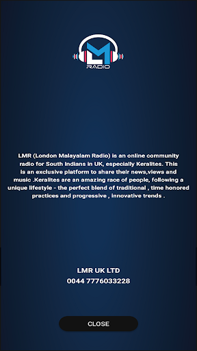 LMR (London Malayalam Radio ) Screen 3