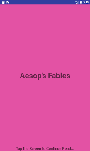 Android application Aesop's Fables screenshort