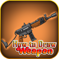 How to draw weapons step by step drawing tutorial