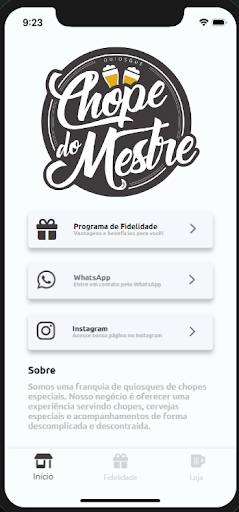 Chope Do Mestre - Fidelidade Screen 3