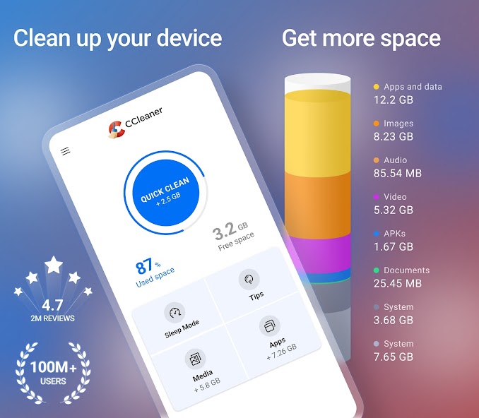 CCleaner – Phone Cleaner 24.08.0 APK + Mod (Unlimited money) untuk android