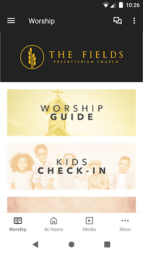 Android application The Fields Presbyterian Church screenshort