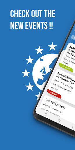 Android application AEGEE-Europe Events screenshort