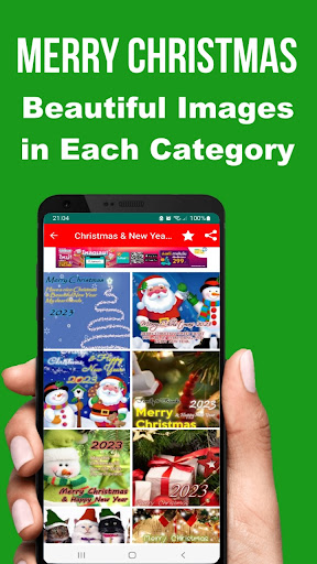 Merry Christmas NewYear Cards Screen 3