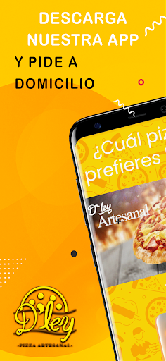 Android application D`ley pizza artesanal screenshort