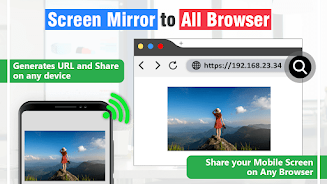 Screen Share to Web Browser Screenshot