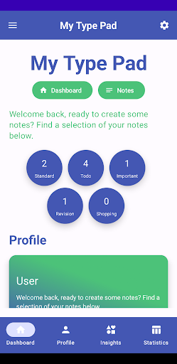 My Type Pad Screen 3