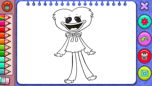 Coloring page Poppy Playtime : All friends 6