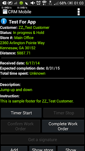 Friendly Solutions CRM mobile Screen 2