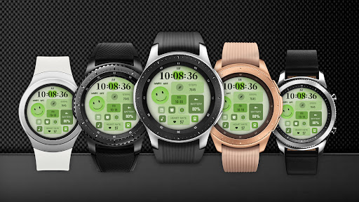 Android application Smiling Face Spring For WearOS screenshort