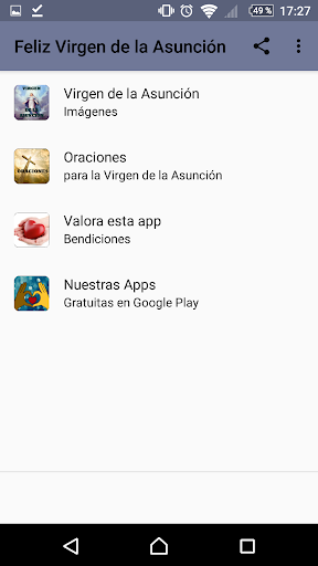 Feliz Virgen de la Asunción Screen 2