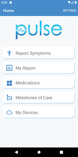 Android application cliexa-PULSE screenshort