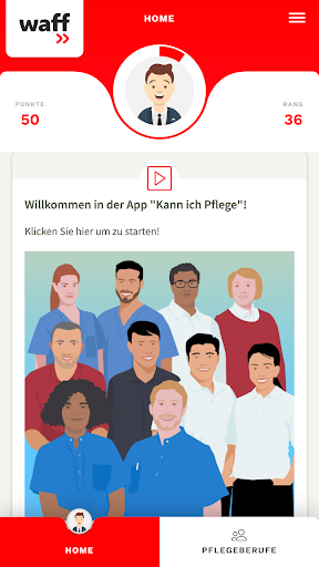 Android application Kann ich Pflege? screenshort