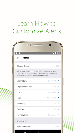 Dexcom G6 OUS Simulator Screen 3