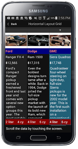 Android application FirePower X for RAD Studio 10. screenshort