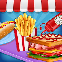 Fast food cooking games - pizza, burger, hot dog