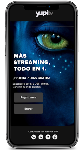 Android application Yupi tv screenshort