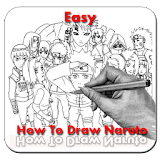 How to draw Easy Naruto icon