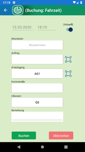 ProCTime App Screen 3