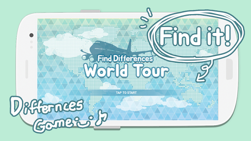 Android application Find Differences-World Tour screenshort
