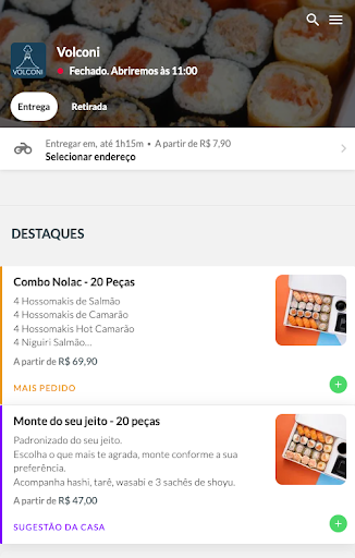 Android application Volconi screenshort