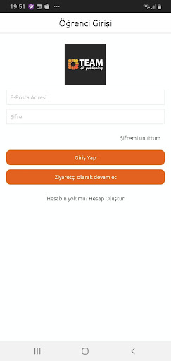 Android application TeamWork Student screenshort