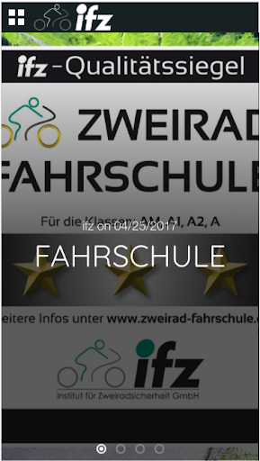 MOTO - die ifz-App Screen 3