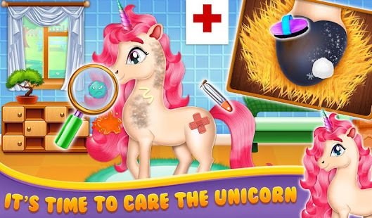 My Little Unicorn Care and Makeup - Pet Pony Care 2.3 APK screenshots 1