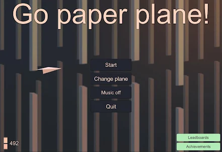 Go paper plane