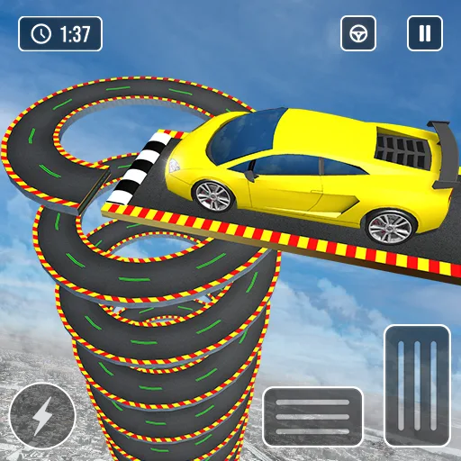 Impossible Car Stunt Game 3D Logo