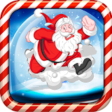 Santa Claus Christmas rush icon