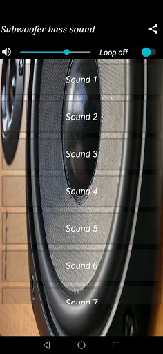 subwoofer bass sound