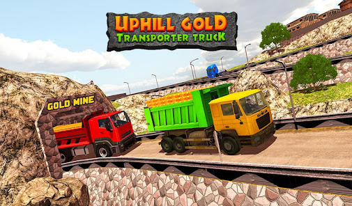 Uphill Gold Truck Games 3D  screenshots 1