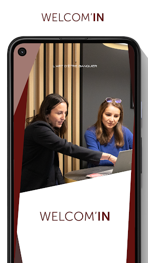 Android application Welcom'IN screenshort
