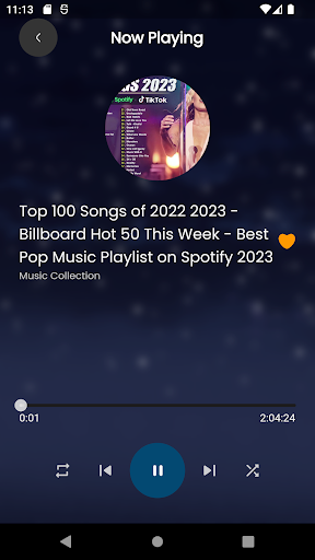 Android application Music Collection screenshort