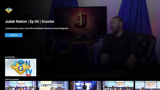 Android application JGNTV screenshort