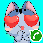 Cover Image of Download Cats Cute & Love Sticker WASti  APK