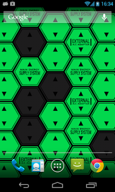 Hexagon Battery Indicator LWPのおすすめ画像2