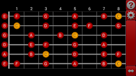 screenshot of s.mart Guitar Scales & Bass...