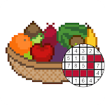 Cover Image of Download Pixel Art Fruit Coloring Games 1.7 APK