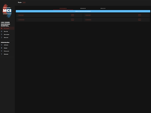 Mon Club de Sport Screen 3